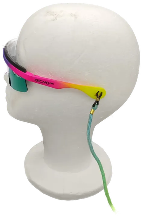 Tecno pro Sport-Sonnenbrille mit Brillentasche Neon 90's - Bild 3