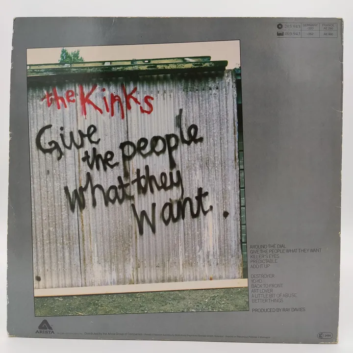 Langspielplatte - The Kinks – Give the people what they want - Bild 2