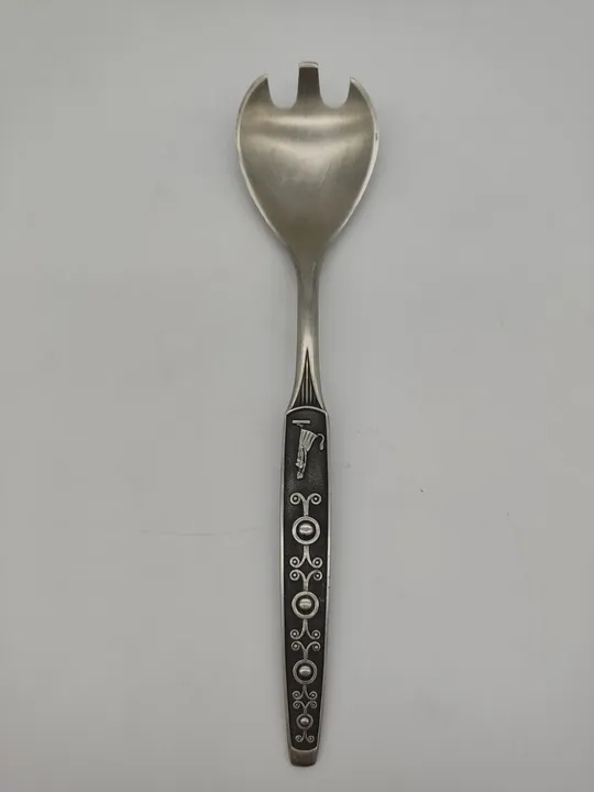 Pewter Haugrud Norway - Vintage Salatbesteck - Bild 3