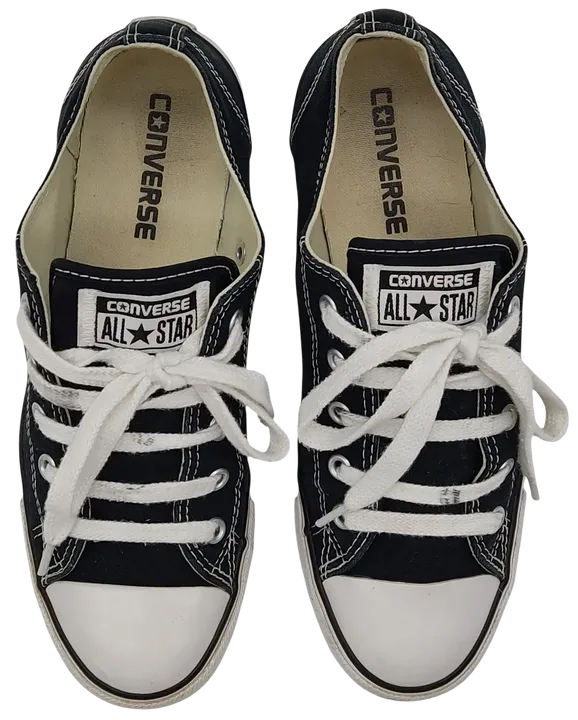 CONVERSE ALL STAR DAINTY Damen Sneaker, schwarz/weiß - Gr. EU 38 - Bild 3