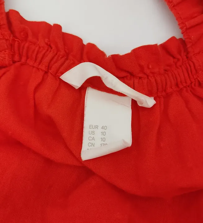 H&M Damen Sommerkleid rot - 40  - Bild 4