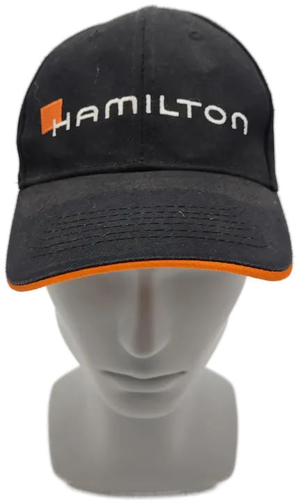 Hamilton Baseballcap schwarz mit Aufdruck - Bild 1