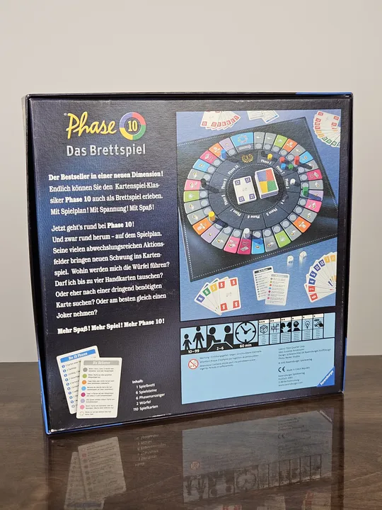 Phase 10 Das Brettspiel - Gesellschaftsspiel - Ravensburger  - Bild 2
