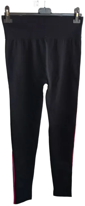 Damen Laufhose schwarz mit pinkem Streifen - Gr. XS - Bild 2