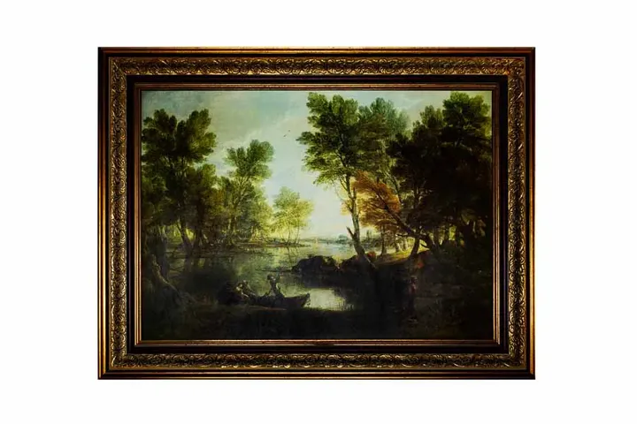 Kunstdruck: Thomas Gainsborough River Landscape - Bild 1