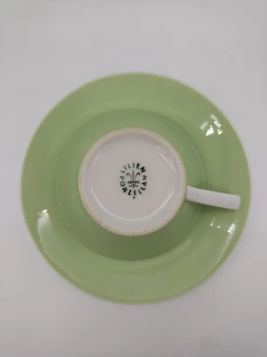 Lilien Porzellan DAISY Kaffeetasse 18 - grün - Bild 5
