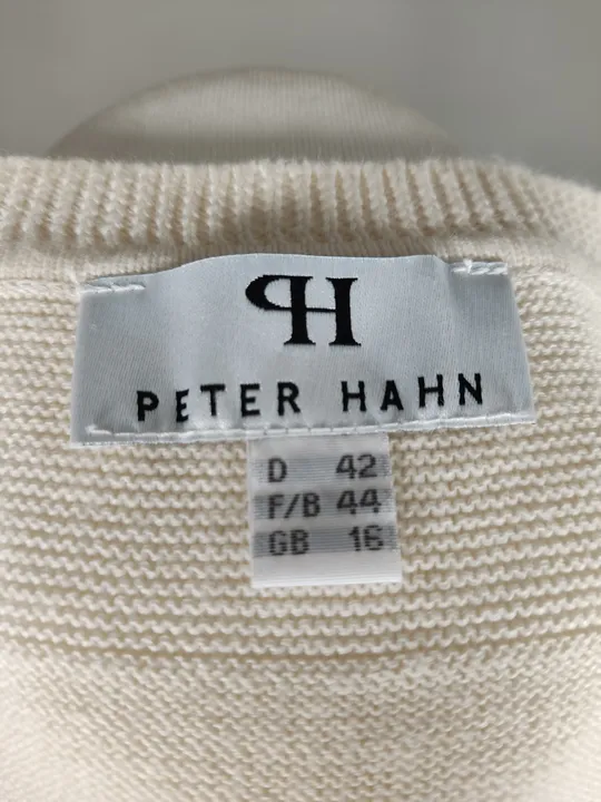 Peter Hahn Damen Strickjacke creme - XL / 42 - Bild 5