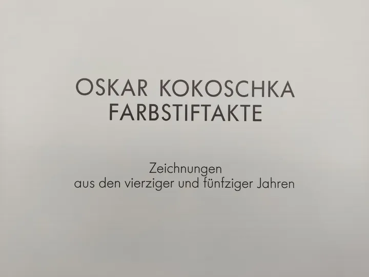 Oskar Kokoschka. Farbstiftakte. Zeichnungen aus den vierziger und fünfziger Jahren - Bild 2