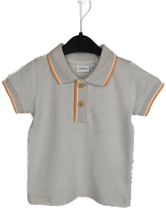 Name It Baby Polo Shirt beige - 68 - Bild 1