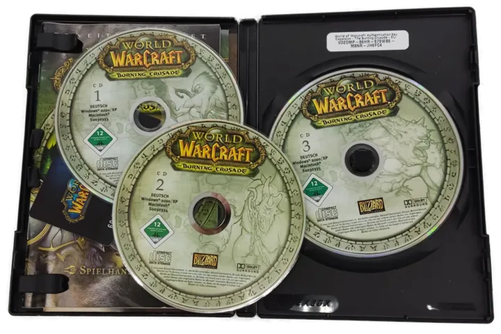 PC Game 3 CD-ROM Spiel World of Warcraft 