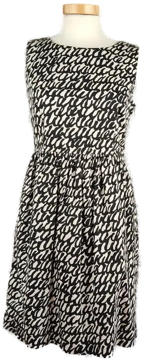 ZARA Damen Kleid schwarz/weiß - M  - Bild 1