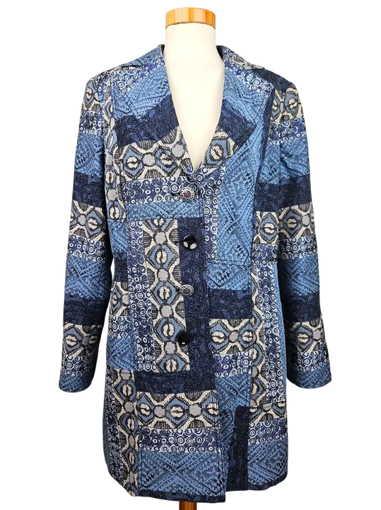 Steilmann Damen Blazermantel, blau - Gr. XL/42 - Bild 1
