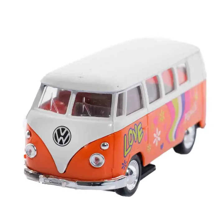 Welly Modellauto VW Bus Classic Flower Power - Bild 2
