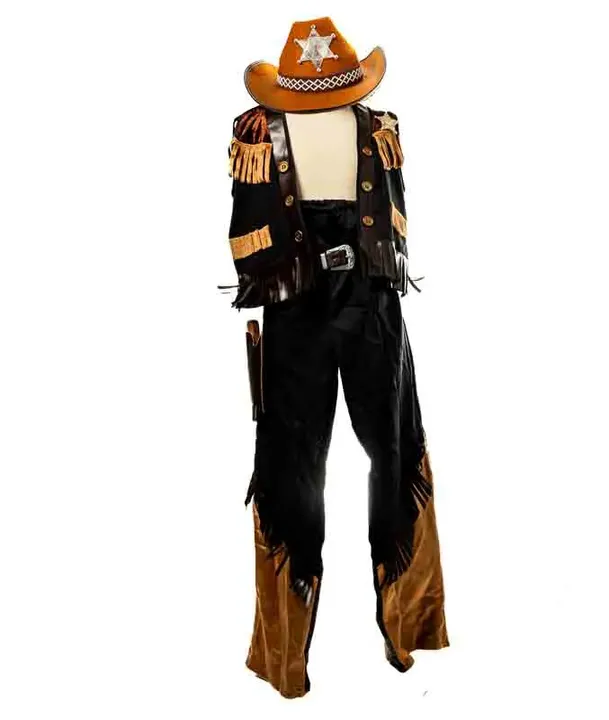 Fasching Cowboy Kostüm Sheriff Kinder - Bild 1