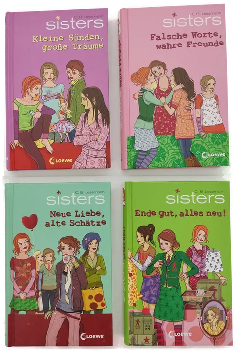 sisters - Kleine Sünden, große Träume; Falsche Worte, wahre Freunde; Neue Liebe, alte Schätze; Ende gut, alles neu - C.B. Lessmann - 4 Bände - Bild 1