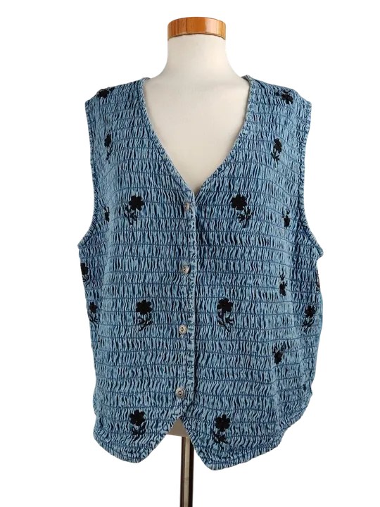 Lontrum Blues Damen Weste, blau - Gr. XL - Bild 1