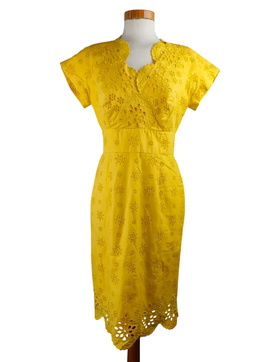 Milly Damen Midikleid, gelb - Gr. S/36 - Bild 1