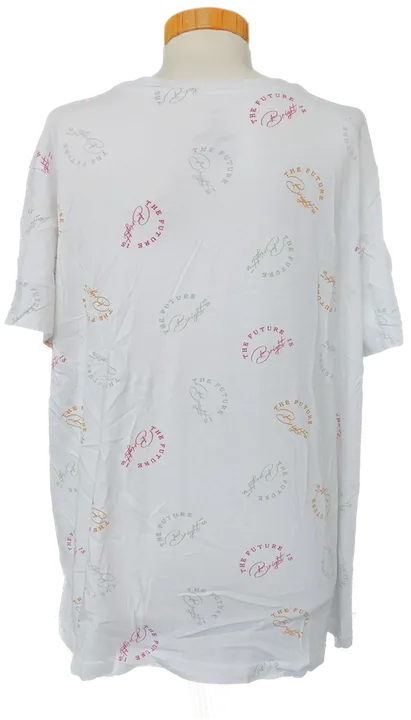 PRIMARK CARES Damen T-Shirt weiß mit Aufdruck - Gr. XL - Bild 3