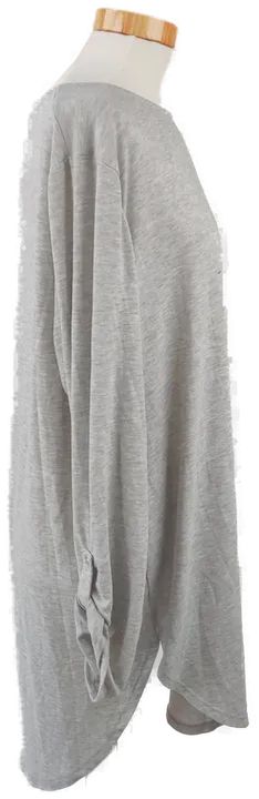 Damen Longshirt langarm grau bedruckt - Gr. XXL - Bild 2