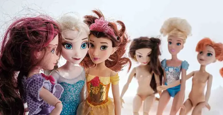 Hasbro Disney Puppen Konvolut 6 Stück - Bild 2