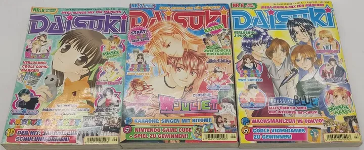 Buch Daisuki Heft 1 bis 8 (Feb 2003 bis Sep 2003) Mega-Manga-Mix für Mädchen Manga/Comic - Bild 4