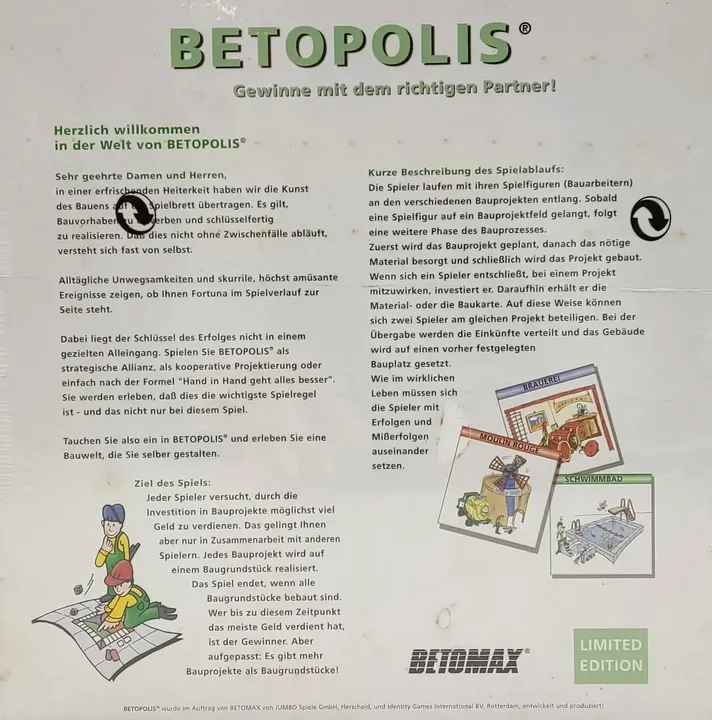 Betopolis Limited Edition - Gesellschaftsspiel, Betomax  - Bild 2