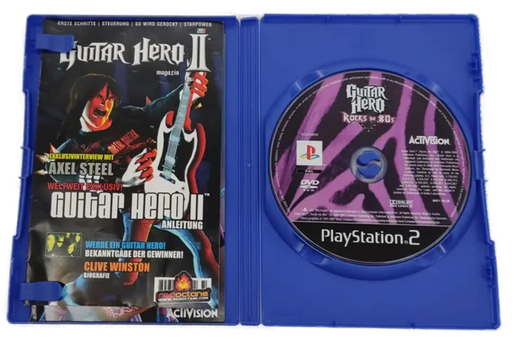 Playstation Sony PS2 Spiel Guitar Hero Rocks the 80s - Bild 4