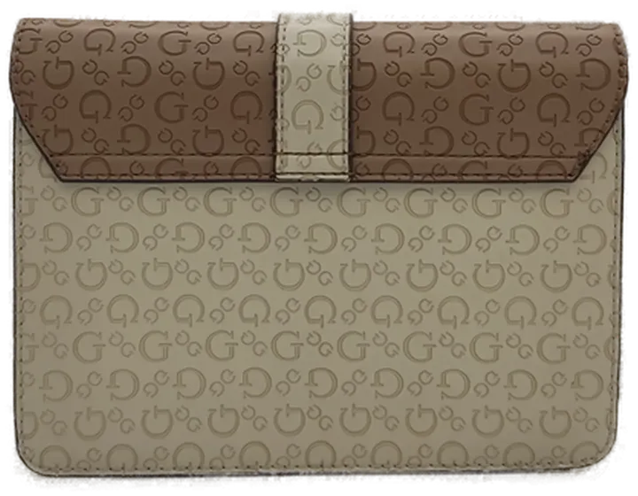  Guess Handtasche mit Logo-Muster in Braun-Beige - Bild 3