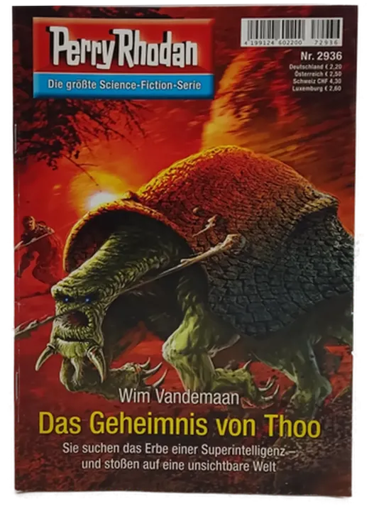 Romanheft Perry Rhodan Das Geheimnis von Thoo Erstauflage Nr.2936 - Bild 1