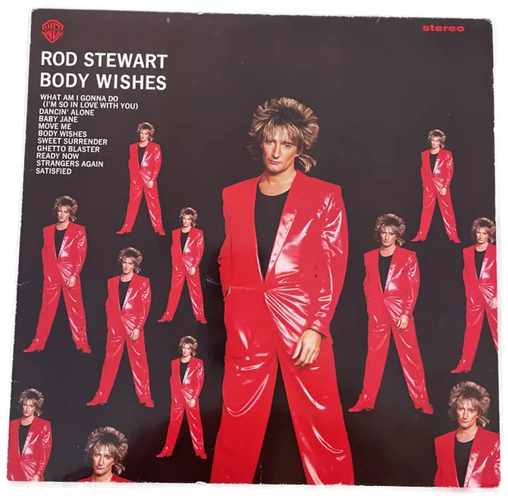 LP - Rod Stewart - Body Wishes - Bild 2