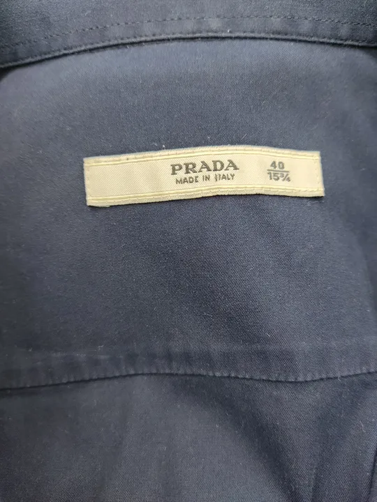 Prada Herren Hemd marine Gr. 40 - Bild 3