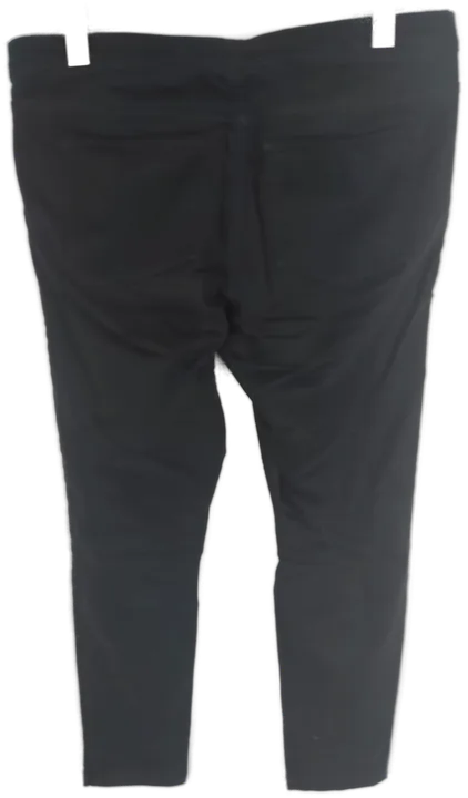 Schwarze H&M Stretch Jeans mit Gummizugbund und Taschen in Größe L - Bild 2