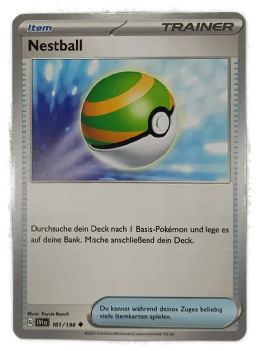  Pokémon Sammelkarte Nestball Item - Bild 1