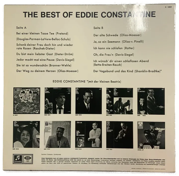 LP Schallplatte: THE BEST OF EDDIE CONSTANTINE  - Bild 2