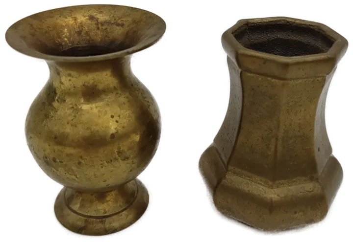 Messing kleine Vasen Set (2 Stück) - Bild 1