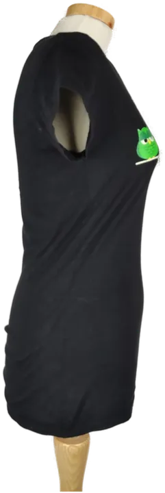  Gildan Damen T-Shirt kurzarm schwarz  4Eulen  - S/36 - Bild 3