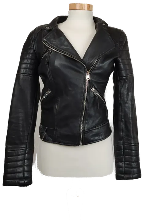 Zara Damen Biker Jacke schwarz Gr. XS - Bild 1