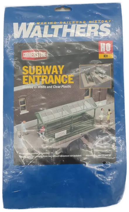 Walthers Cornerstone H0 – Subway Entrance Bausatz – OVP - Bild 1