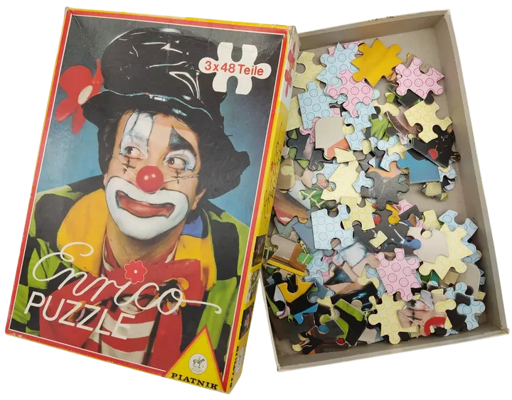 Vintage Enrico PUZZLE - 3 x 48 Teile - Piatnik - Bild 1