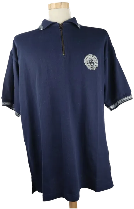 Versage Herren Poloshirt mit Zipp dunkelblau - XXL/54 - Bild 1