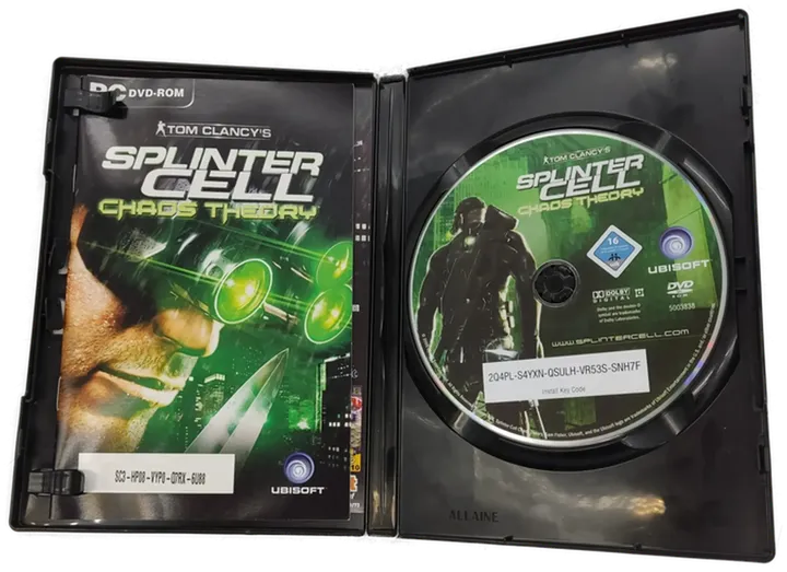 PC Game DVD-ROM Tom Clancy's Splinter Cell Chaos Theory - Bild 2