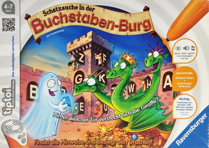 tiptoi® Schatzsuche in der Buchstaben-Burg - Lernspiel - Ravensburger  - Bild 1