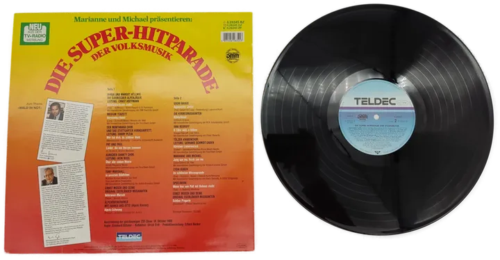 Die Super-Hitparade der Volksmusik Vinyl Schallplatte  - Bild 3