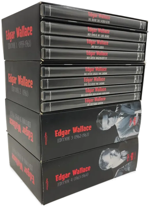DVD - Edgar Wallace Edition 01 - 04 (je 4 DVDs) - Bild 2