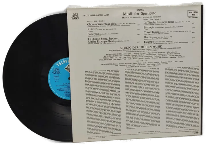 LP - Thomas Binkley, Studio Der Frühen Musik – Musik Der Spielleute - Vinyl - Bild 2