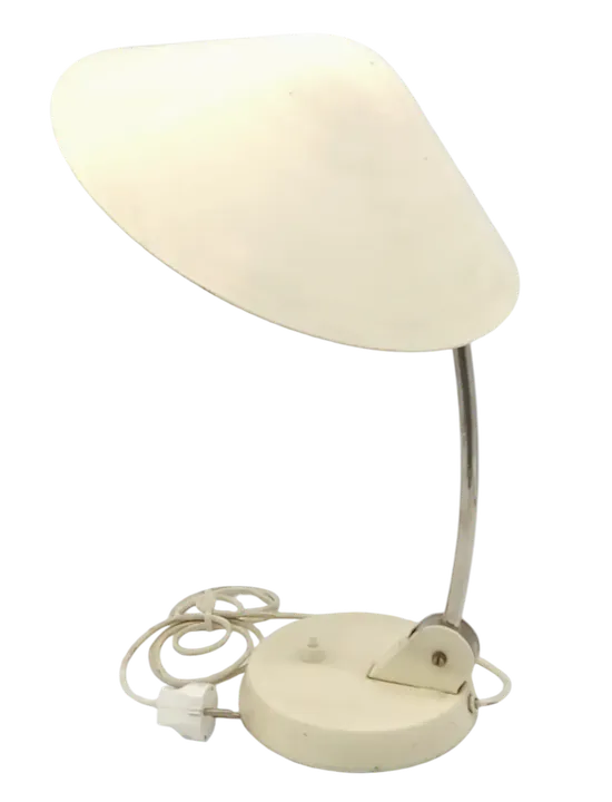 Vintage Tischlampe, creme - Höhe ca. 45 cm  - Bild 3