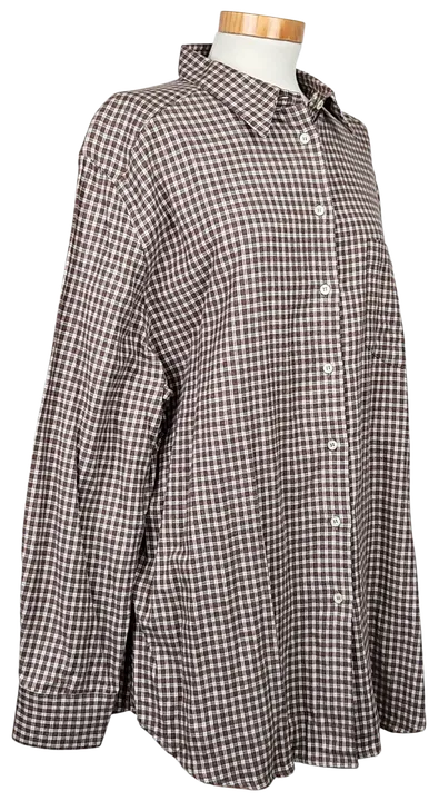 Mauro Aureli Vintage Damen Hemd, grün - Gr. 46 - Bild 2