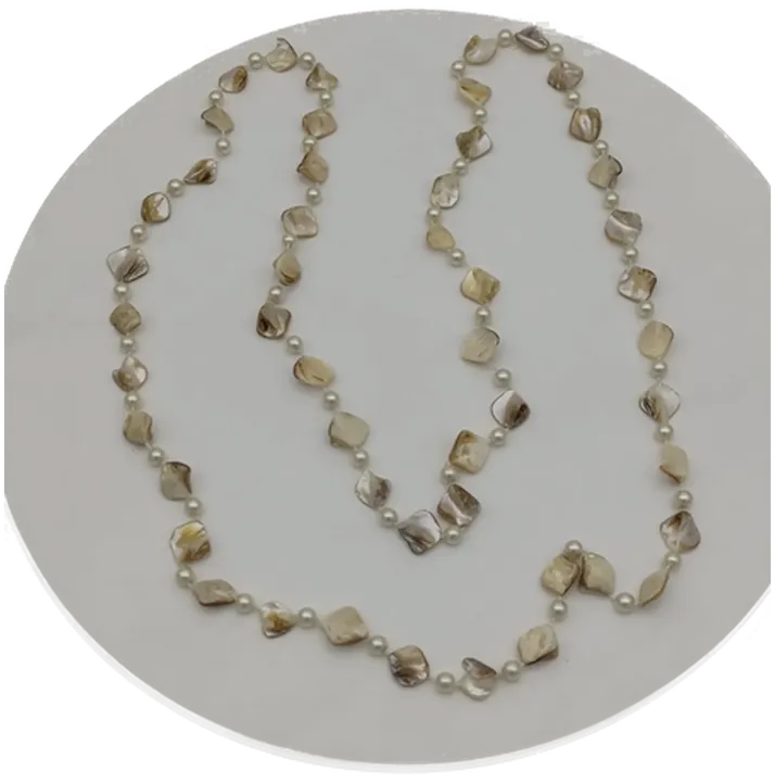 handgeknüpfte Muschel-Perlenkette  - Bild 3