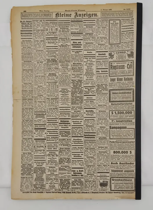 Zeitung - Neue Freie Presse - 5. Februar 1933 - Bild 3