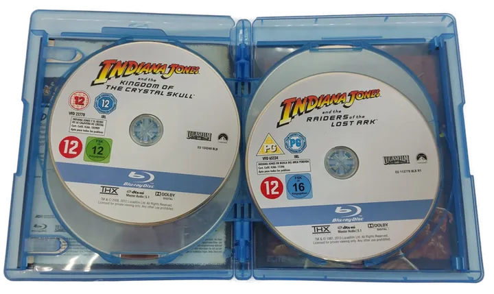 Blu-ray  4 Disc's Indiana Jones 